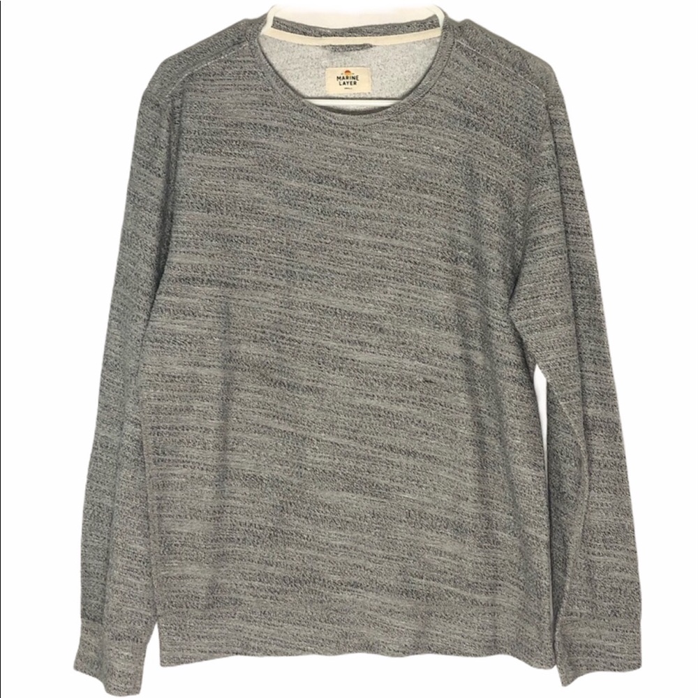 Marine Layer | Heather Gray Crew Neck Longsleeve